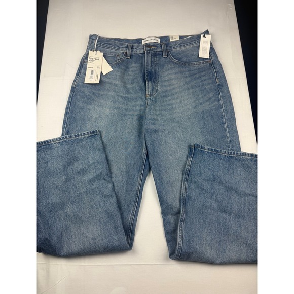 Denim Forum Denim - Denim Forum The '90s Iggy Jeans 30W Blue Lo-Rise Baggy Bleu Bellini Please NWT
